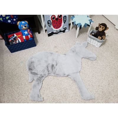 Tapis gris licorne Wendt