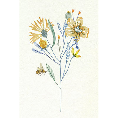 Honey Bees V by Melissa Wang - No Frame Painting on Canvas
