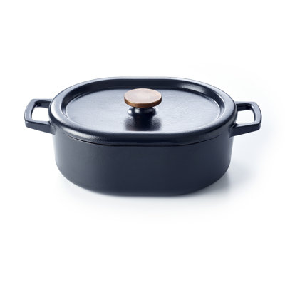 Alva Nori Enameled Cast Iron Dutch Oven 6Qt. - Oven Safe and Toxin Free