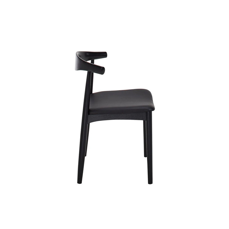 Chaise de salle à manger Wangren, Noir