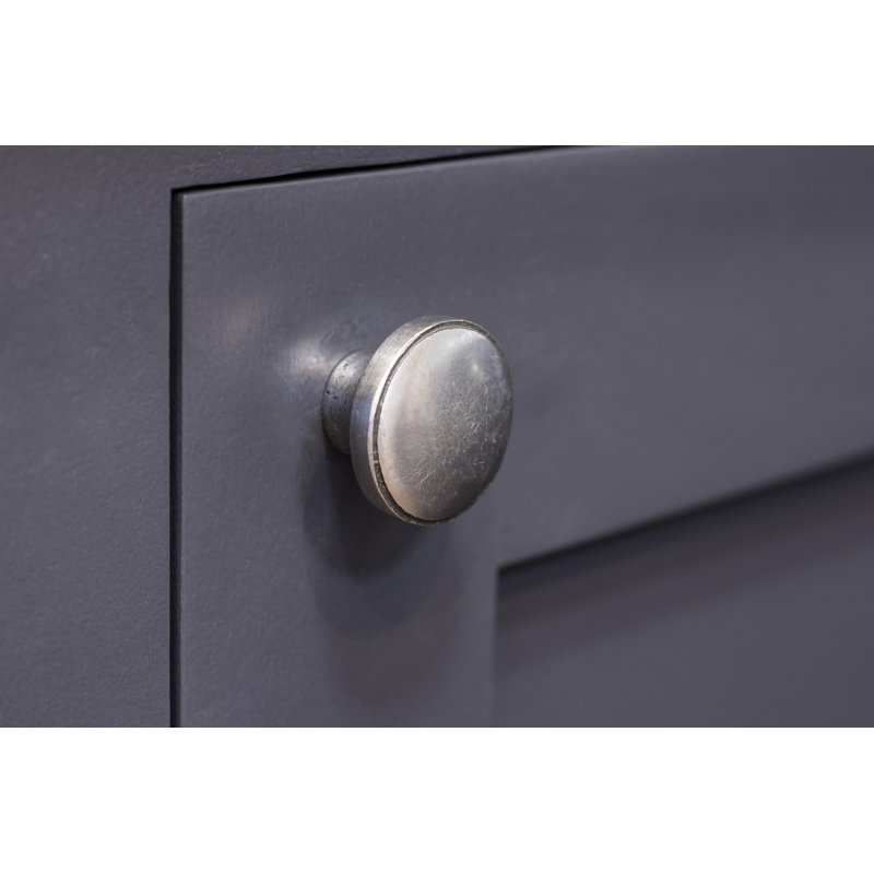 Ribbed 32mm Diameter Mushroom Knob, Natural Smooth