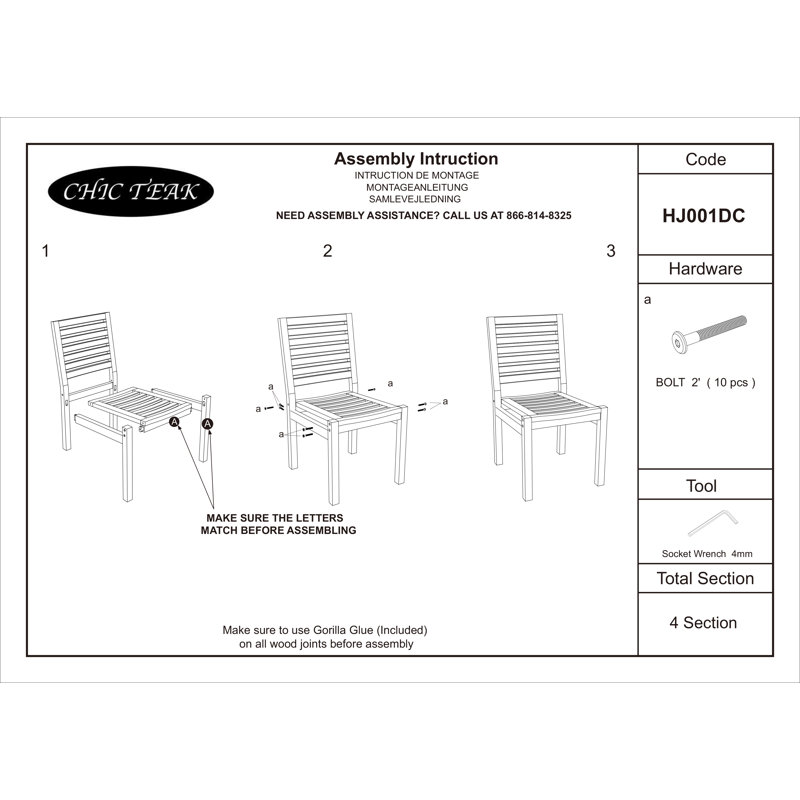 Kasandra Outdoor Teak Dining Side Chair