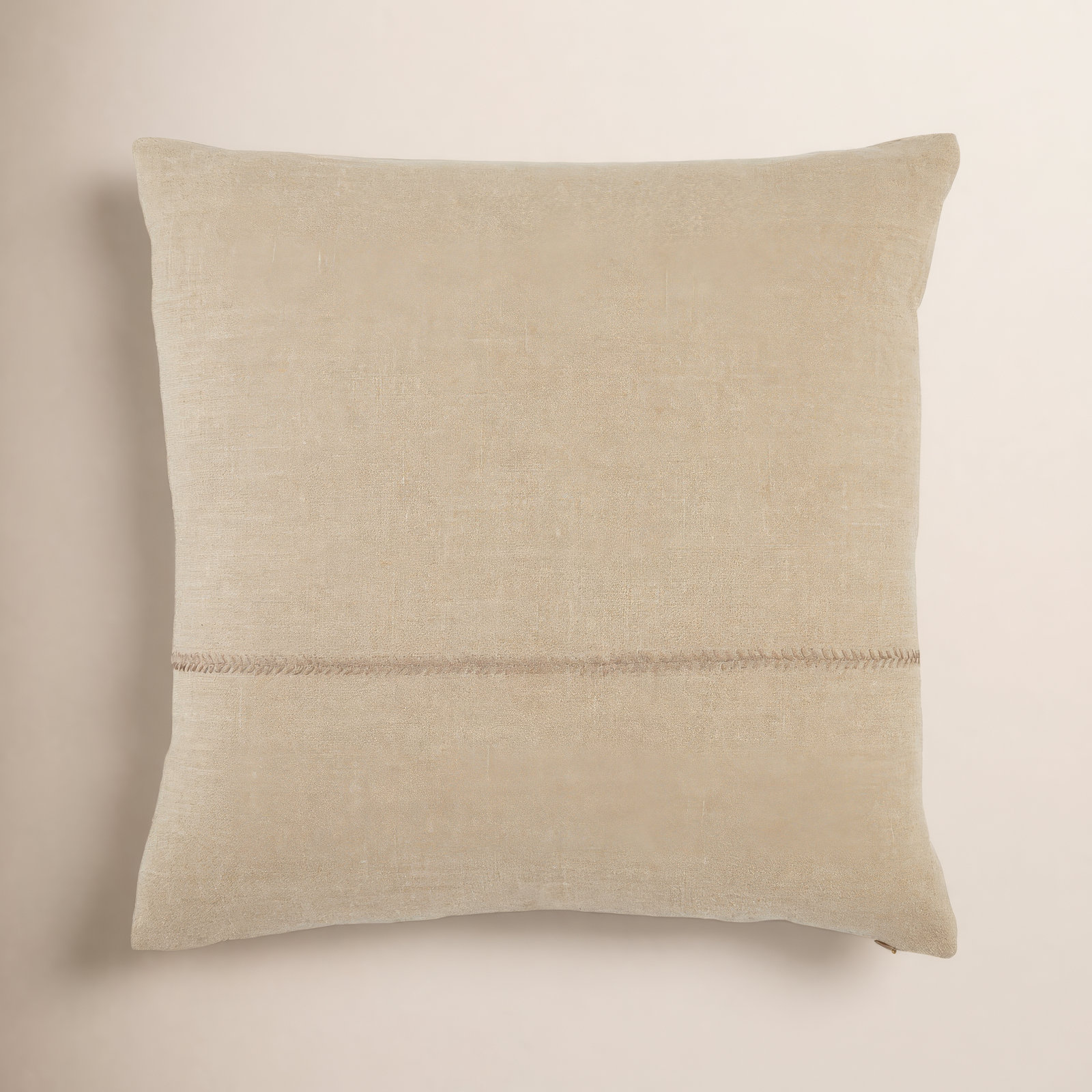 Griffin Throw Pillow, Light Gray, Down
