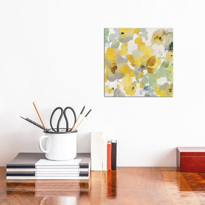 Sunny Floral II by Asia Jensen - Wrapped Canvas Painting