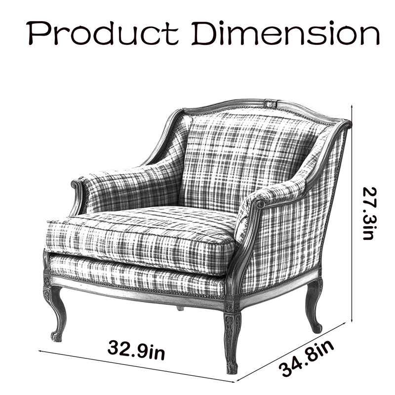 Fauteuil Scottish Tartan