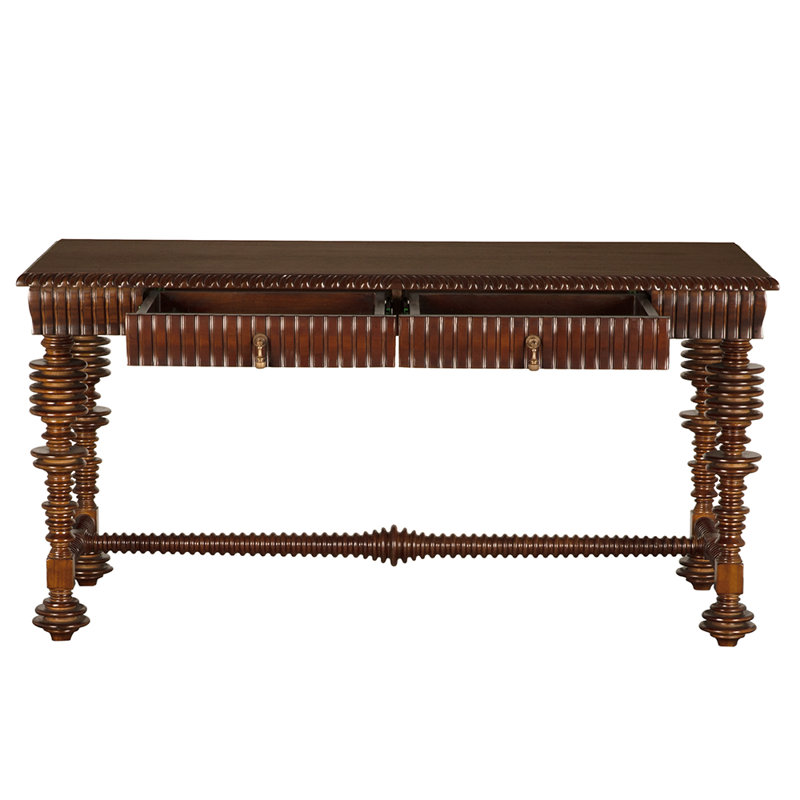 Portuguese Writing Desk, 31" H x 60" W x 28" D