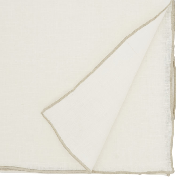 Riggs Dining Linens, Ivory