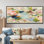 Abstrait minimalisme dans des tons roses et verts - Art mural minimaliste, impression sur toile verte minimaliste