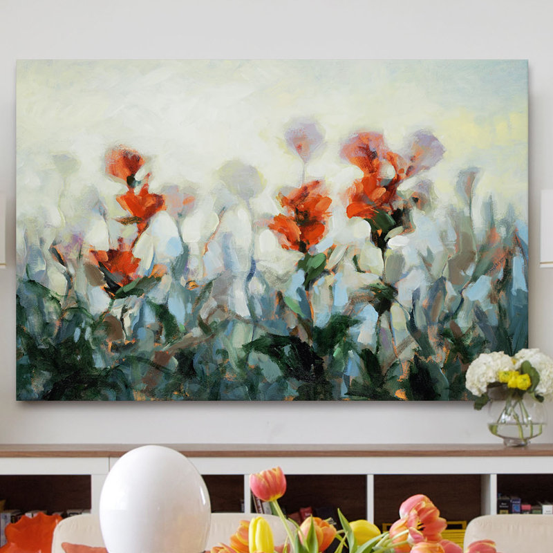 « ode to monet 3 », reproduction d’art sur toile tendue, H 30 po x l 45 po x P 1,5 po