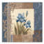« blue iris scroll », peinture sur toile tendue-1645913258