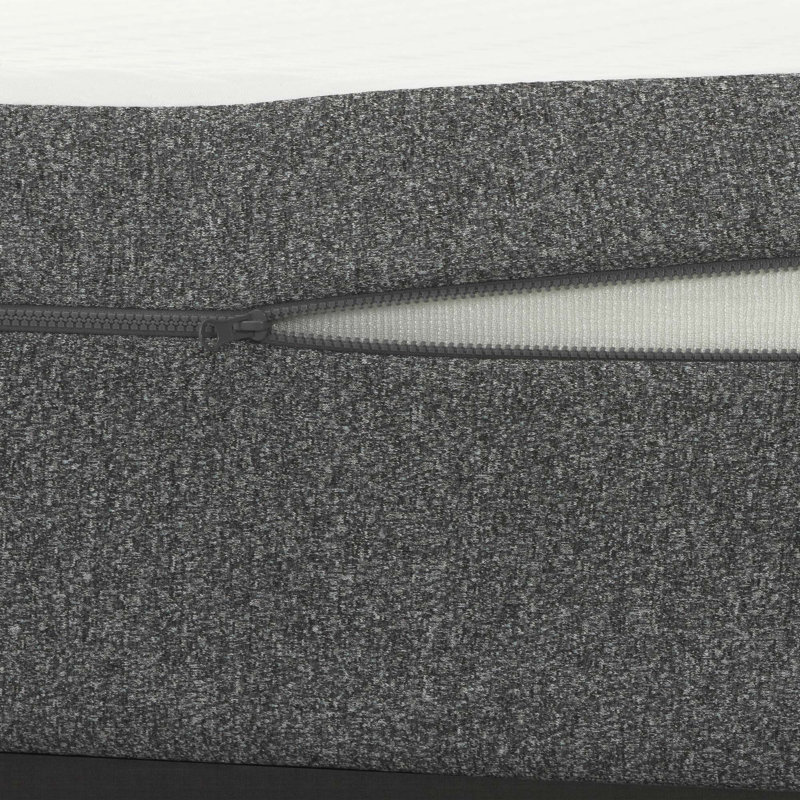 Matelas en mousse viscoélastique gélifiée 10 "avec support de bord et grille d'aération, Lit simple