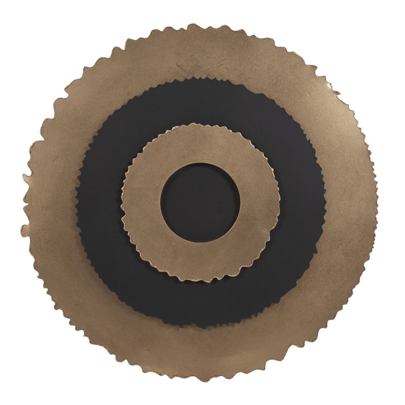 Glam Abstract Wall Decor on Metal