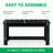 HDPE Rectangular Outdoor Coffee Table-2129020762