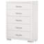 Commode de chambre 5 tiroirs Polk