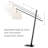 Stockton 83'' Black Task Floor Lamp