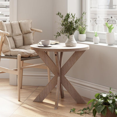 Table de bout ronde COZAYH Farmhouse