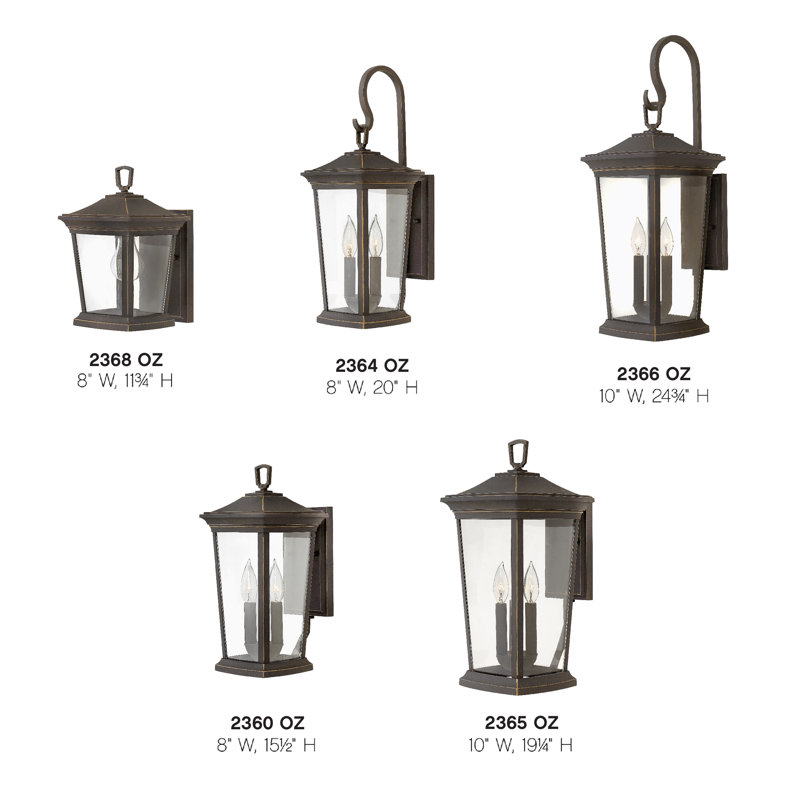 Bromley 2-Light Outdoor Wall Lantern