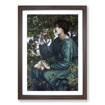 The Day Dream by Dante Gabriel Rossetti Framed Oil - Framed Print