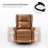 Allan Faux Leather Swivel Rocker Manual Recliner-2039150241