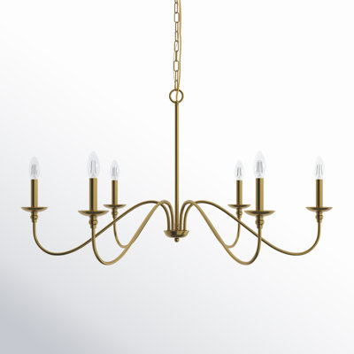 Ableton 6-Light Dimmable Candle Style Chandelier