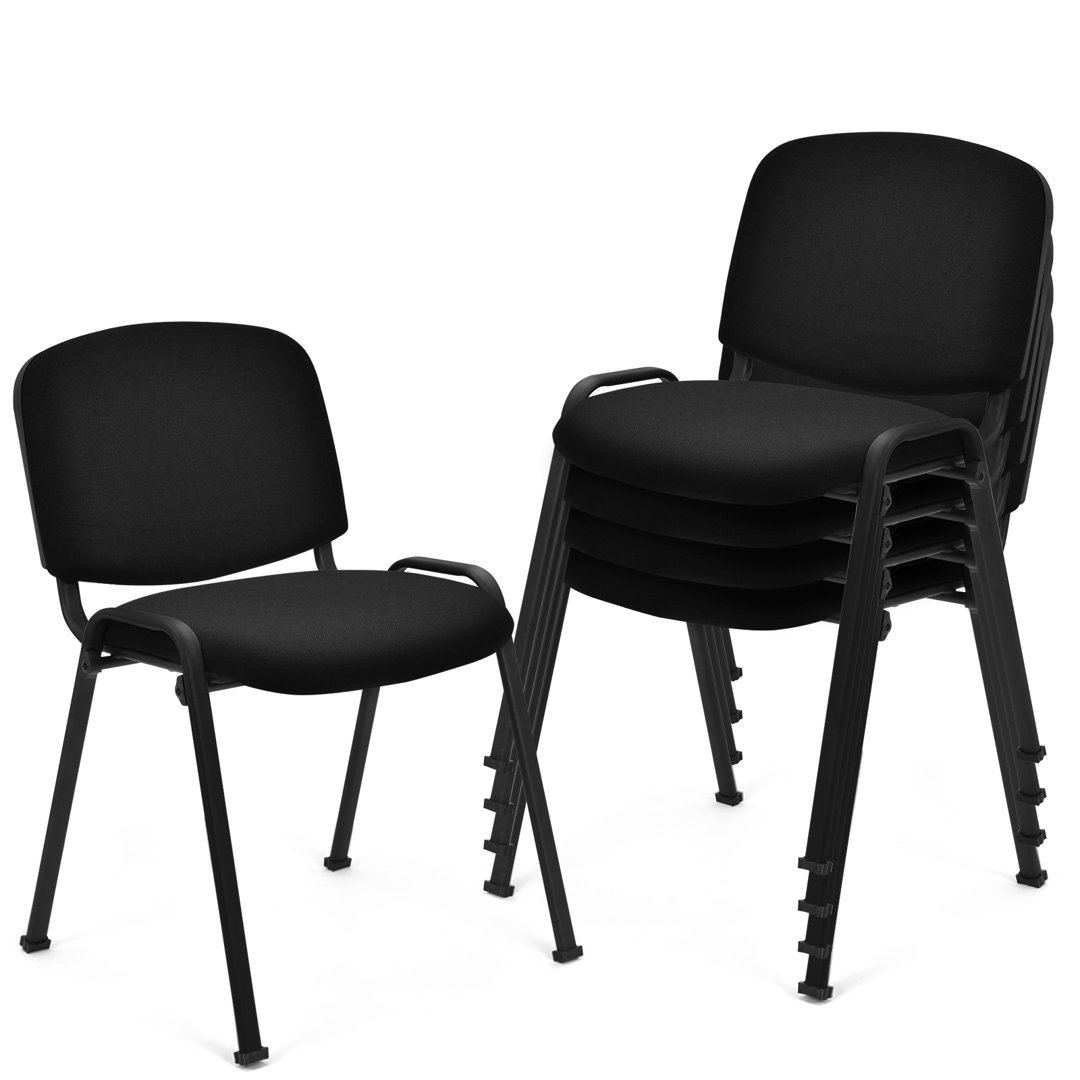 Stackable Mesh Seat Waiting Room Chair with Metal Frame (Set of 5) Inbox Zero