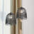 10"W Amher 1-Light Black Rattan Pendant Light