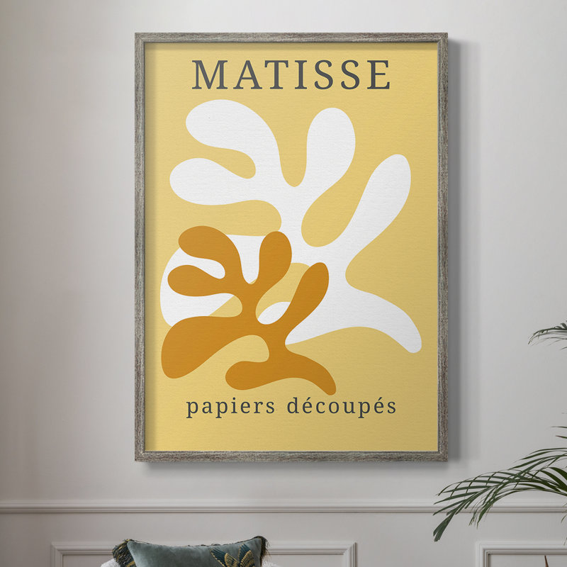 Matisse CECLVII, reproduction d'art encadrée - bois massif, H 11 po x l 9 po