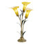 Lampe d'appoint en verre soufflé à la main 23,5 po 3 lumières Calla Lily -235778290