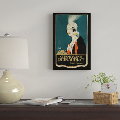«Champagne Renaudi & Co.» Impression sur toile