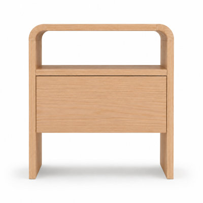 Beacon Solid Wood 1-Drawer Nightstand, Fully Assembled