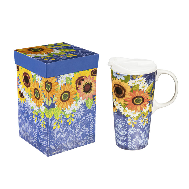 17 oz Tasse de voyage en céramique