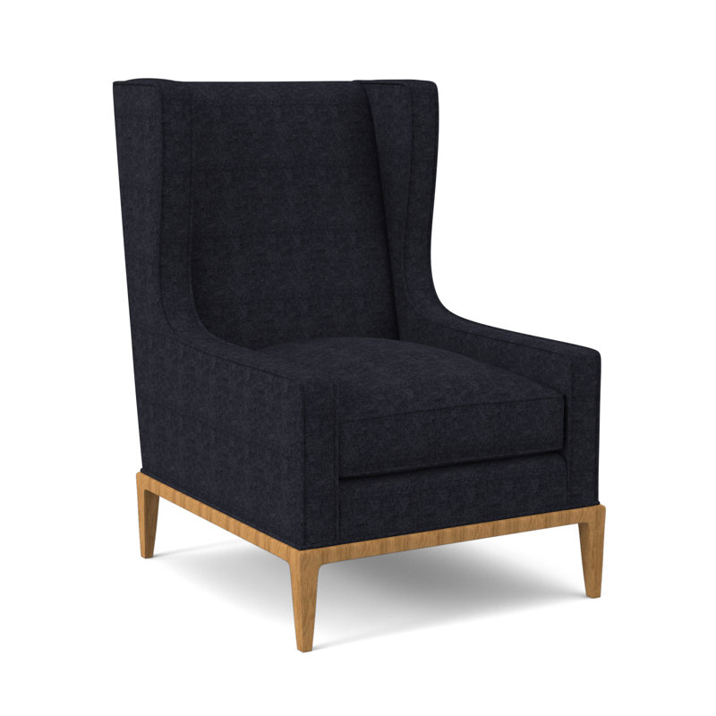 Fauteuil à oreilles 28 po Claxton, ambre, Marine de Venise