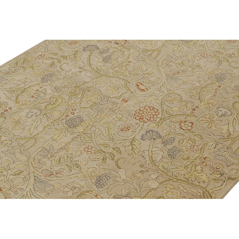 One-of-a-Kind No Hand Knotted Area Rug