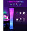 Lampe sur pied intelligente avec Alexa et Music Sync - Lampe sur pied à changement de couleur RVB + CCT avec télécommande, 16 millions de couleurs et 3600LM pour le salon de la chambre à coucher, lampe d'angle moderne à DEL