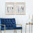 Blue Dye Framed Art