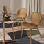 Chaise en similicuir et bois massif-64676487