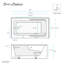 Baignoire en alcôve avec tablier d'angle 60 "x 32" Claire-62431567