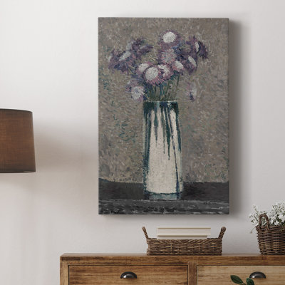 Vintage Floral Print CCLXXV -Gallery Wrapped Cavas