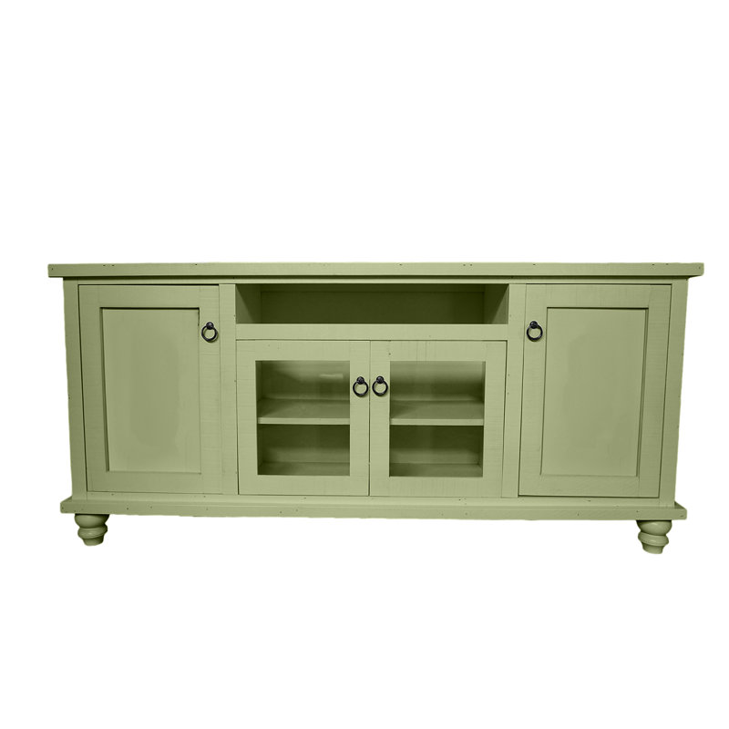 Touber Unfinished Entertainment Center, Summer Sage, 37" H x 80" W x 17" D