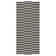 Panel Machine Woven Black/Cream Indoor Rug