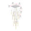 Luminaire suspendu à 25 lumières Aliha-703071153