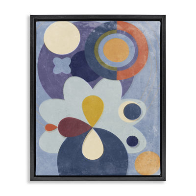  "Blue Retro Shapes", encadrée par Victoria Barnes