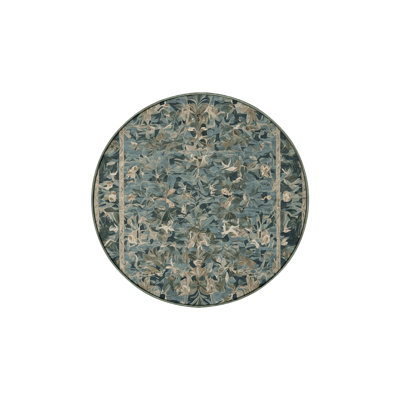 Machine Washable Green Area Rug
