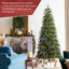 Sapin de Noël vert allongé Leilonie-1684586859