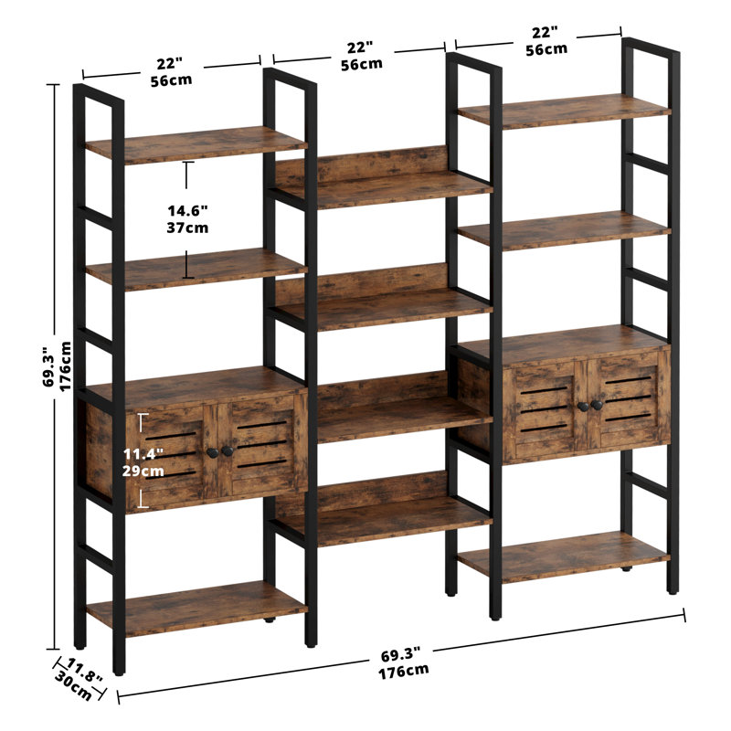 Hrista Etagere Storage Bookcase