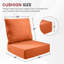 Wickes 24 po X 24 po Coussin de chaise longue d'extérieur résistant à l'eau de 6 po d'épaisseur-108320047