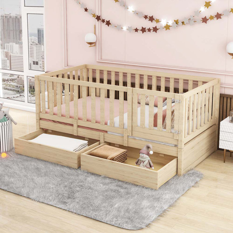 Solid Wood Daybed, Twin, Natural