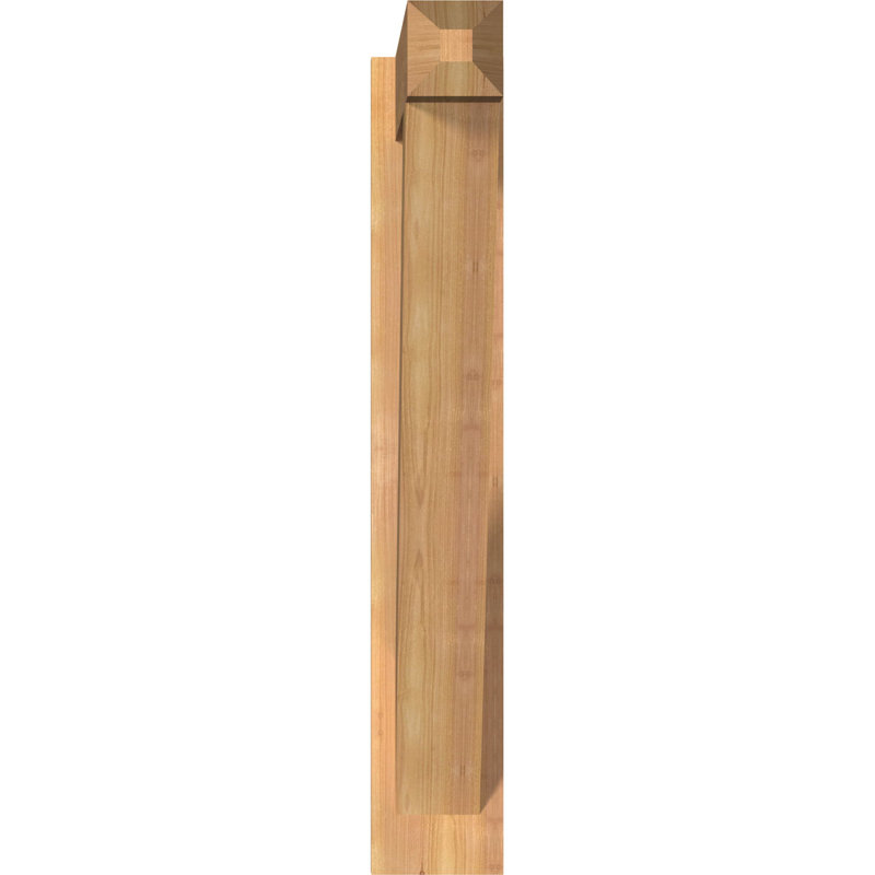 Artisan traditionnel en bois rustique, Cèdre rouge de l'Ouest l 5 1/2 po (lisse), P 28 po x H 34 po