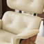 Chaise longue pivotante en cuir avec repose-pieds Top Gain-1781225018