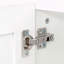 Armoire de rangement murale empilable avec tablettes mobiles